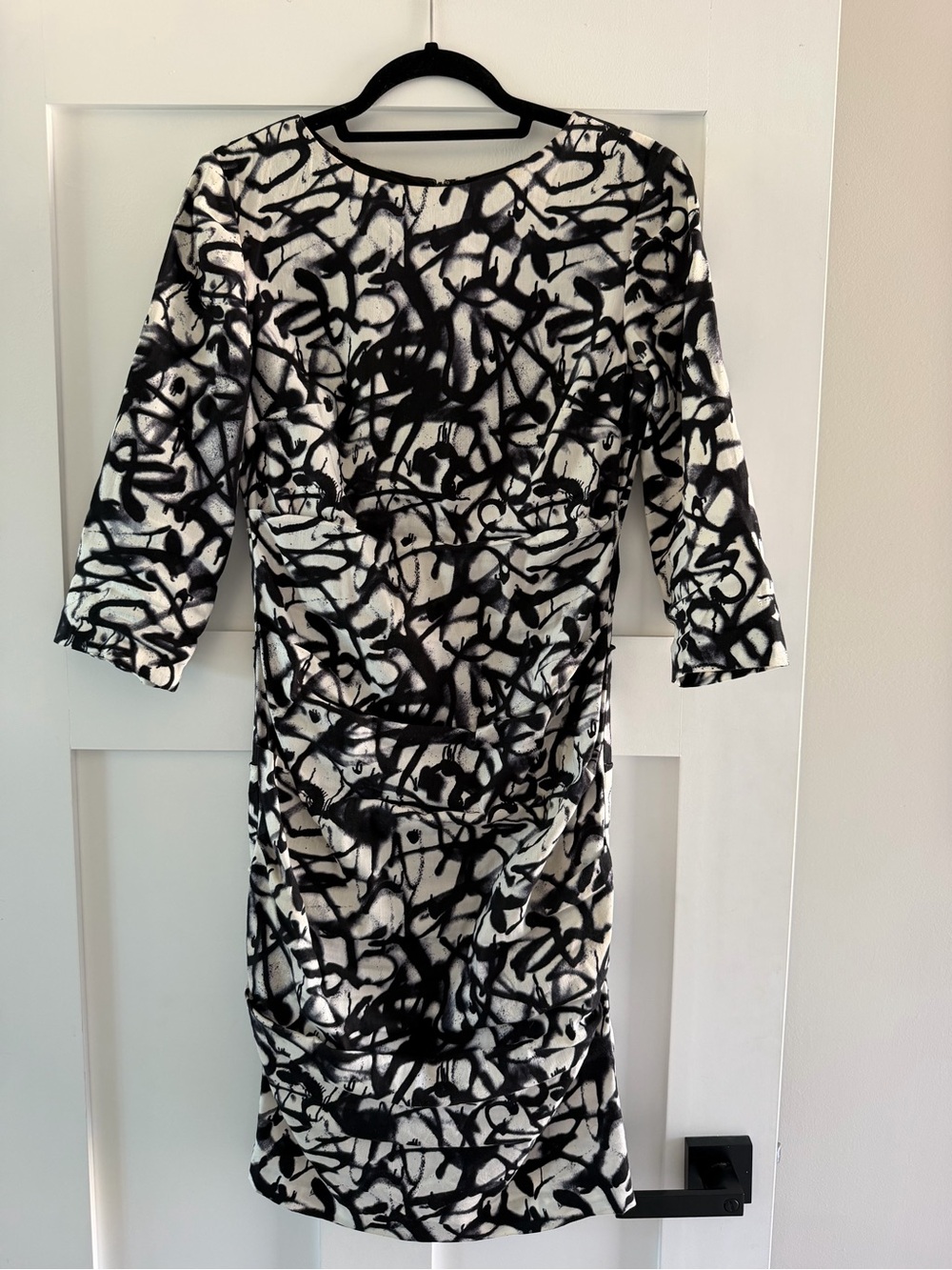 Nicole Miller Black and White Dress
